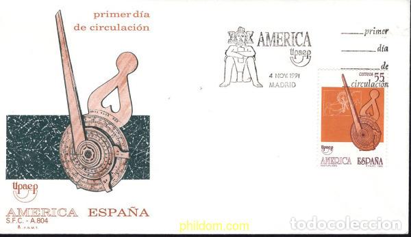 Sellos: 24858 MNH ESPA&Ntilde;A 1991 AMERICA-UPAEP 1991 - VIAJES DEL DESCUBRIMIENTO