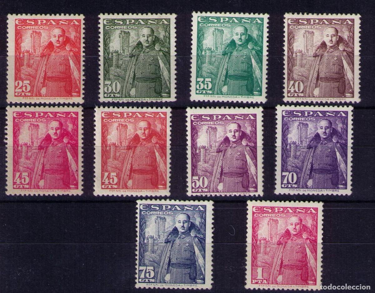 Sellos: Sellos de Espa&ntilde;a A&ntilde;o 1948-1954 General Franco Sellos nuevos** N&ordm; EDifil 1024/32