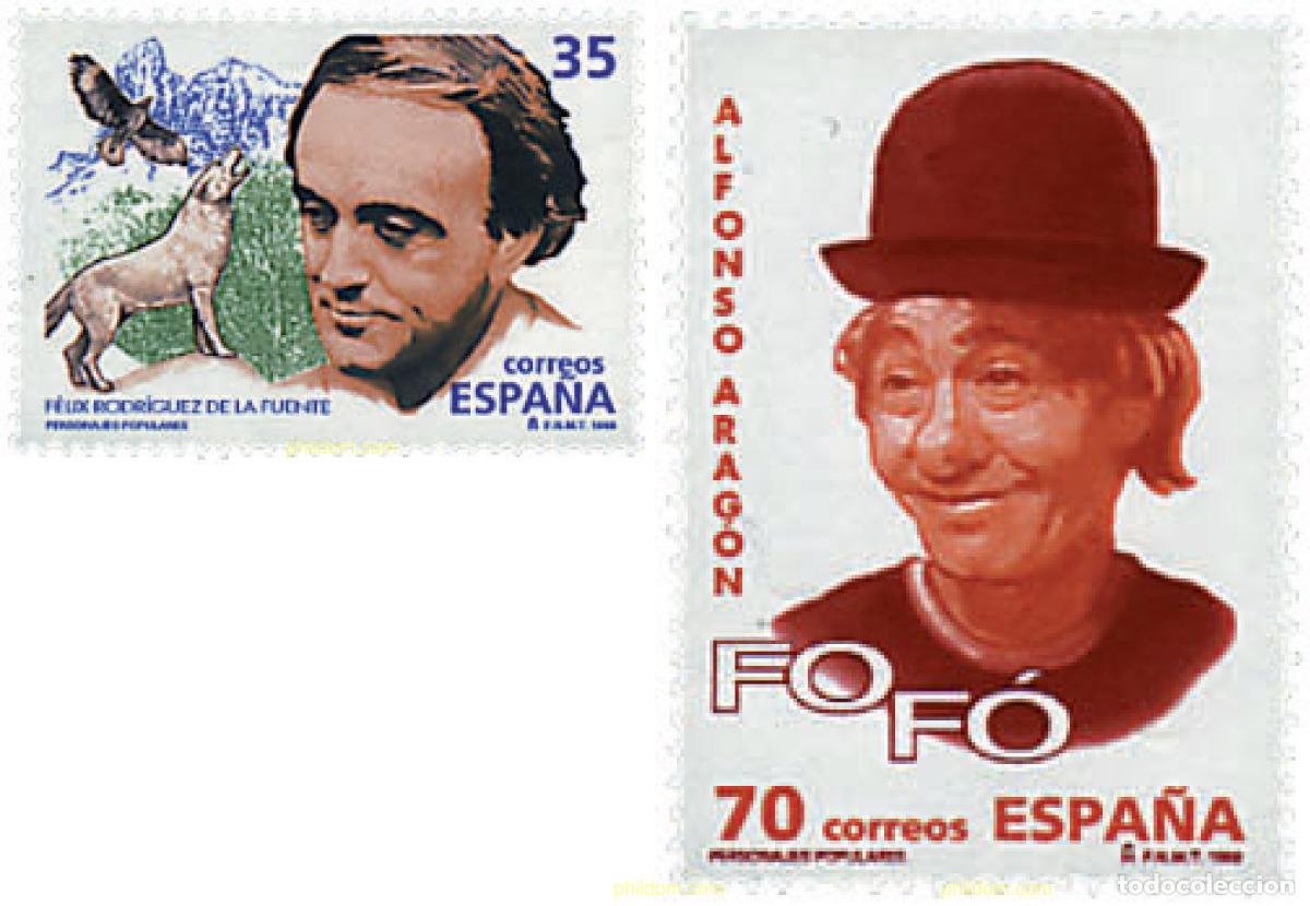 Sellos: 83193 MNH ESPA&Ntilde;A 1998 PERSONAJES POPULARES
