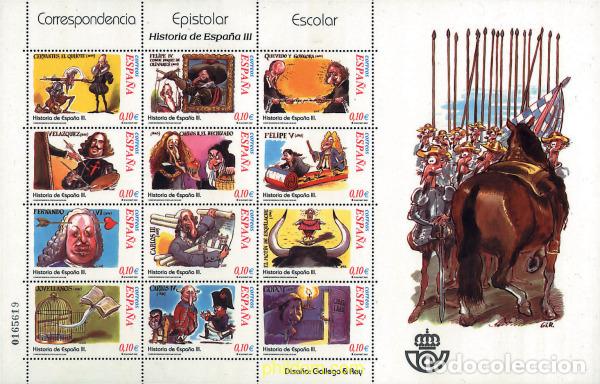 Sellos: 118321 MNH ESPA&Ntilde;A 2002 CORRESPONDENCIA EPISTOLAR ESCOLAR