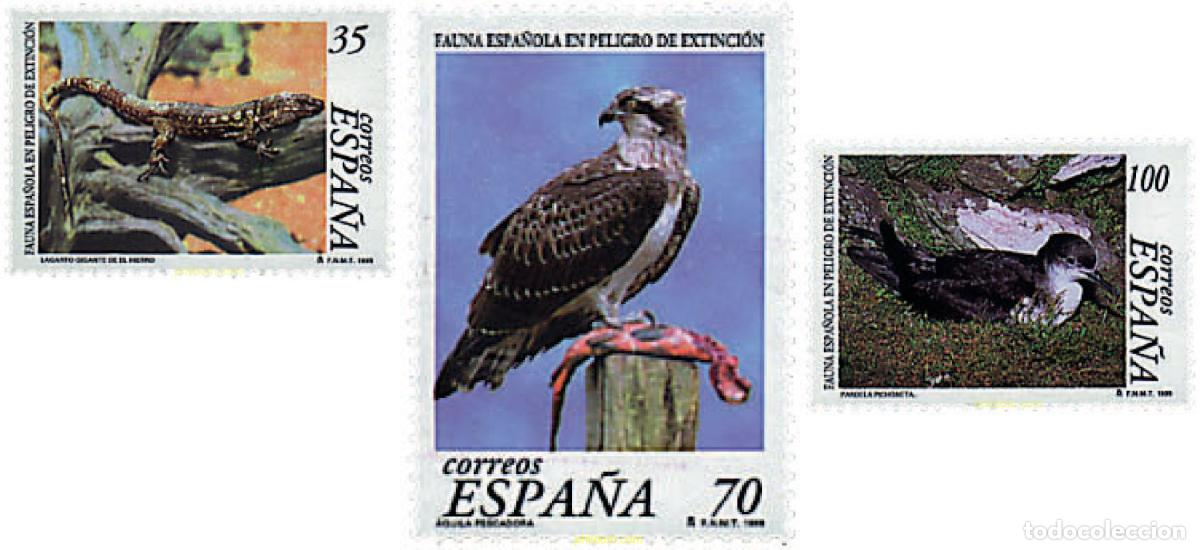 Sellos: 83011 MNH ESPA&Ntilde;A 1999 FAUNA ESPA&Ntilde;OLA EN PELIGRO DE EXTINCION