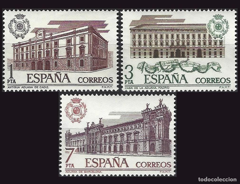Sellos: 3v Espa&ntilde;a, 1976 | Customs (Aduanas) | Ed: 2326/8, Yv: 1972/4, Mi: 2219/21, SG: 2371/3 MNH **
