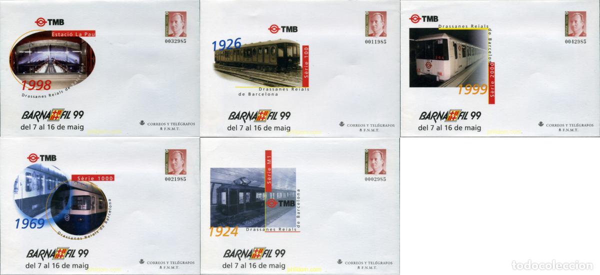 Sellos: 323649 MNH ESPA&Ntilde;A 1999 75 ANIVERSARIO DEL METRO DE BARCELONA
