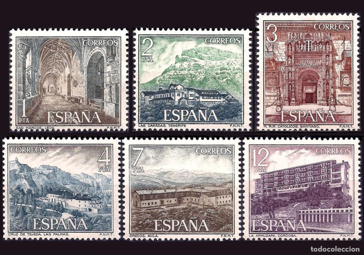 Sellos: 6v Espa&ntilde;a, 1976 | Paradores Nacionales | Ed: 2334/9, Yv: 1980/5, Mi: 2227/32, SG: 2379/84 MNH **