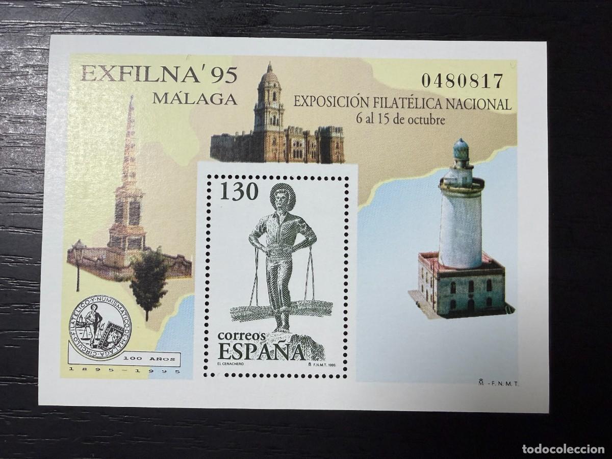 Briefmarken: ESPA&Ntilde;A, 1995. EDIFIL 3393. HOJITA EXFILNA 95. NUEVO. SIN FIJASELLOS
