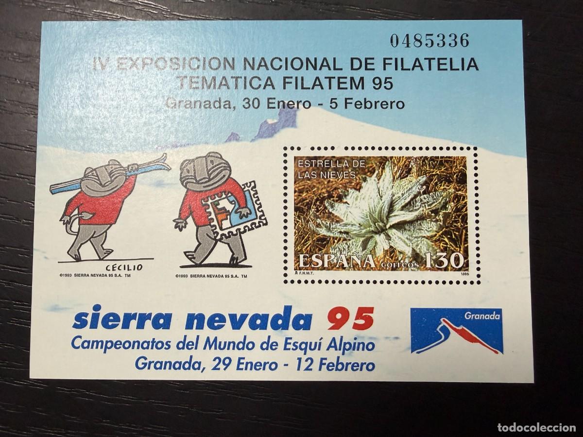Briefmarken: ESPA&Ntilde;A, 1995. EDIFIL 3340. HOJITA FILATEM 95. NUEVO. SIN FIJASELLOS