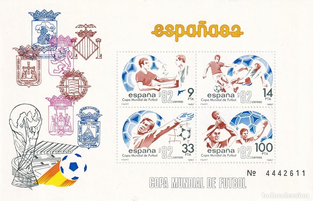 Sellos: HB Hojita Bloque 1982 - Espa&ntilde;a 82 - Copa Mundial de F&uacute;tbol