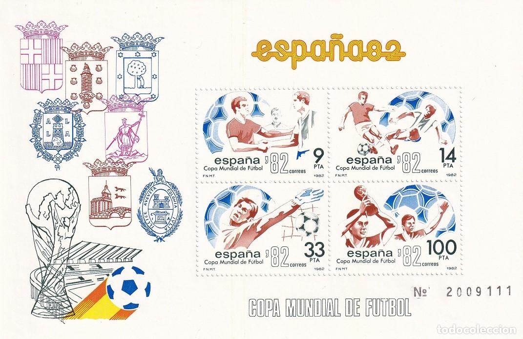 Sellos: HB Hojita Bloque 1982 - Espa&ntilde;a 82 - Copa Mundial de F&uacute;tbol