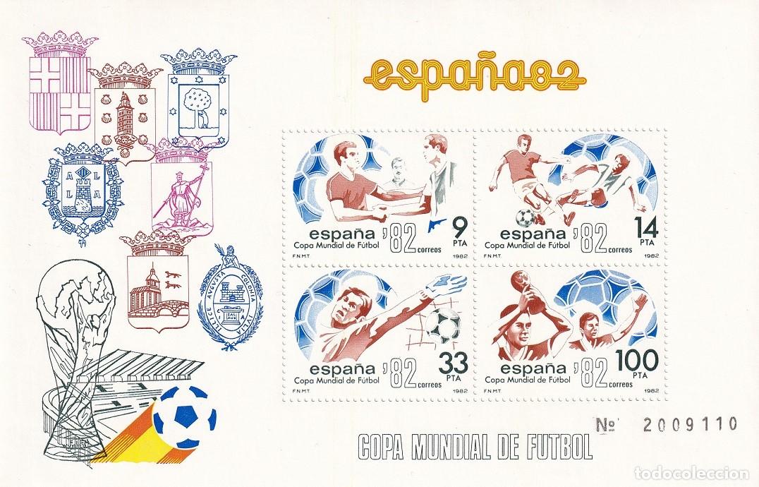 Sellos: HB Hojita Bloque 1982 - Espa&ntilde;a 82 - Copa Mundial de F&uacute;tbol