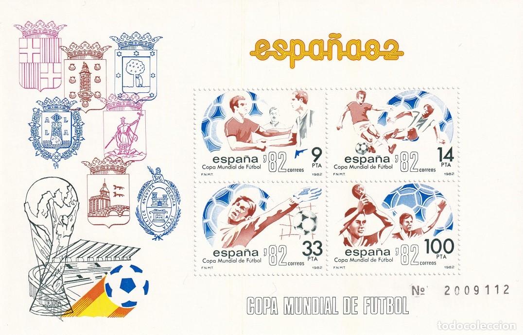 Sellos: HB Hojita Bloque 1982 - Espa&ntilde;a 82 - Copa Mundial de F&uacute;tbol