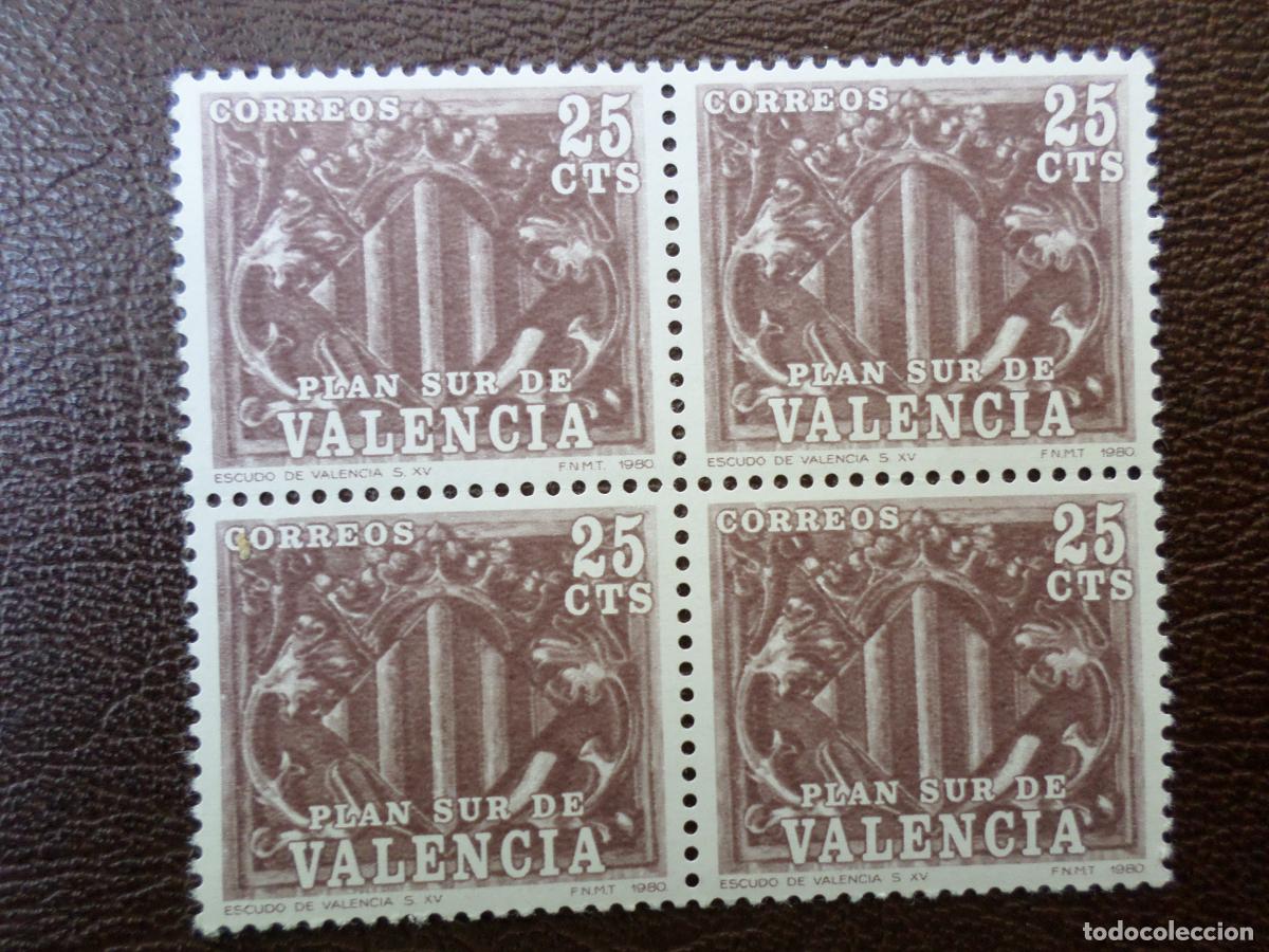 Sellos: 1981, plan sur de valencia, escudo de valencia, edifil 10