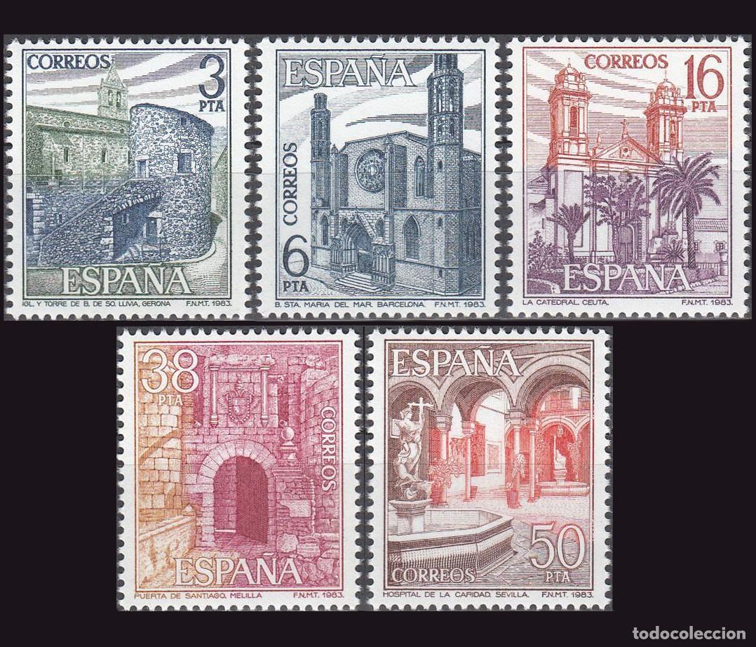 Sellos: 5v Espa&ntilde;a, 1983 | Tourism | Ed: 2724/8, Yv: 2344/8, Mi: 2610/4, SG: 2744/8 MNH **