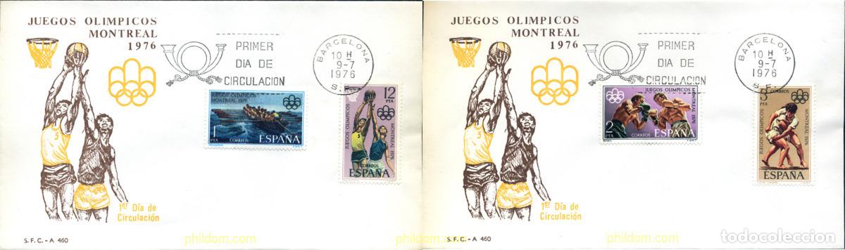 Stamps: 282277 MNH ESPA&Ntilde;A 1976 21 JUEGOS OLIMPICOS VERANO MONTREAL 1976