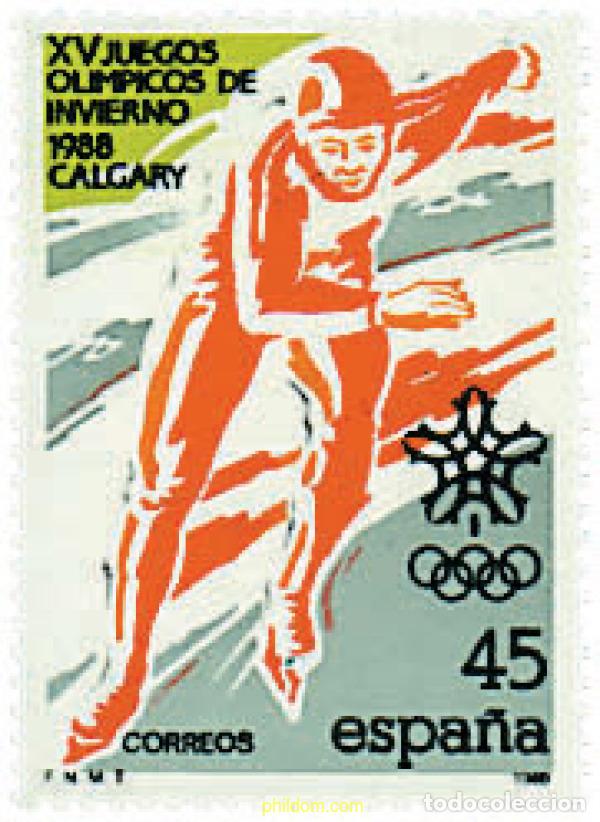 Stamps: 85159 MNH ESPA&Ntilde;A 1988 15 JUEGOS OLIMPICOS INVIERNO CALGARY 1988
