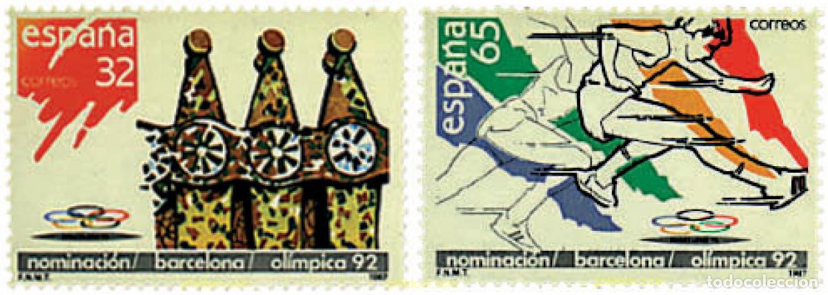 Briefmarken: 85157 MNH ESPA&Ntilde;A 1987 25 JUEGOS OLIMPICOS VERANO BARCELONA 1992