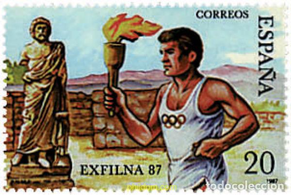 Briefmarken: 4146 MNH ESPA&Ntilde;A 1987 EXFILNA 87. EXPOSICION FILATELICA NACIONAL