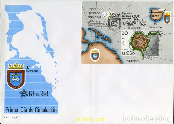 Stamps: 355309 MNH ESPA&Ntilde;A 1988 EXFILNA 88. EXPOSICION FILATELICA NACIONAL