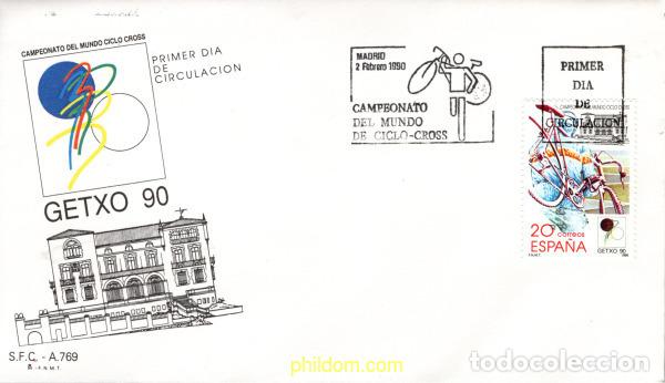 Stamps: 377112 MNH ESPA&Ntilde;A 1990 GETXO 90. 41 CAMPEONATO DEL MUNDO DE CICLO CROSS