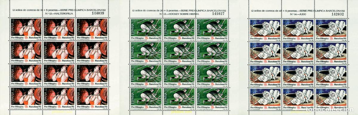 Briefmarken: 12264 MNH ESPA&Ntilde;A 1990 25 JUEGOS OLIMPICOS VERANO BARCELONA 1992