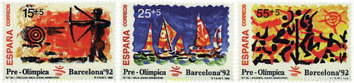 Briefmarken: 85435 MNH ESPA&Ntilde;A 1992 25 JUEGOS OLIMPICOS VERANO BARCELONA 1992