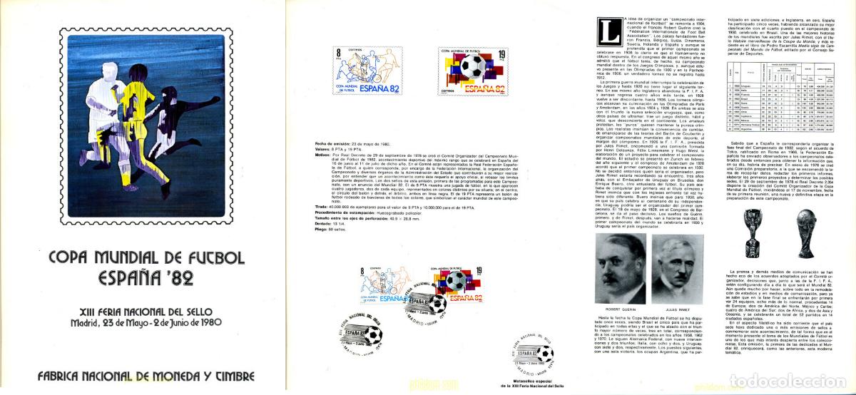 Sellos: 272234 MNH ESPA&Ntilde;A 1980 COPA DEL MUNDO DE FUTBOL. ESPA&Ntilde;A-82