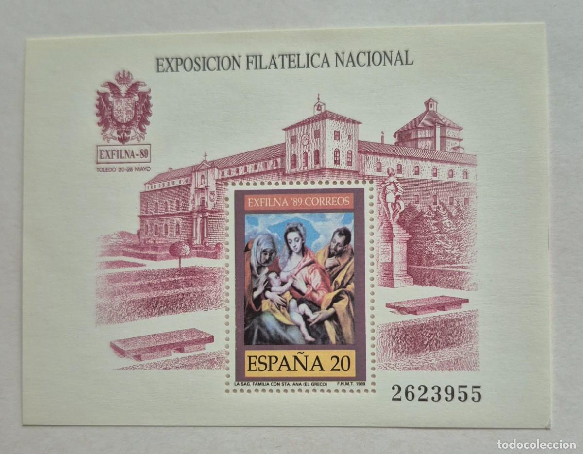 Sellos: A&ntilde;o 1989 - Edifil 3012** - EXFILNA 89 - Nuevo sin fijasello - Se env&iacute;a el de la imagen