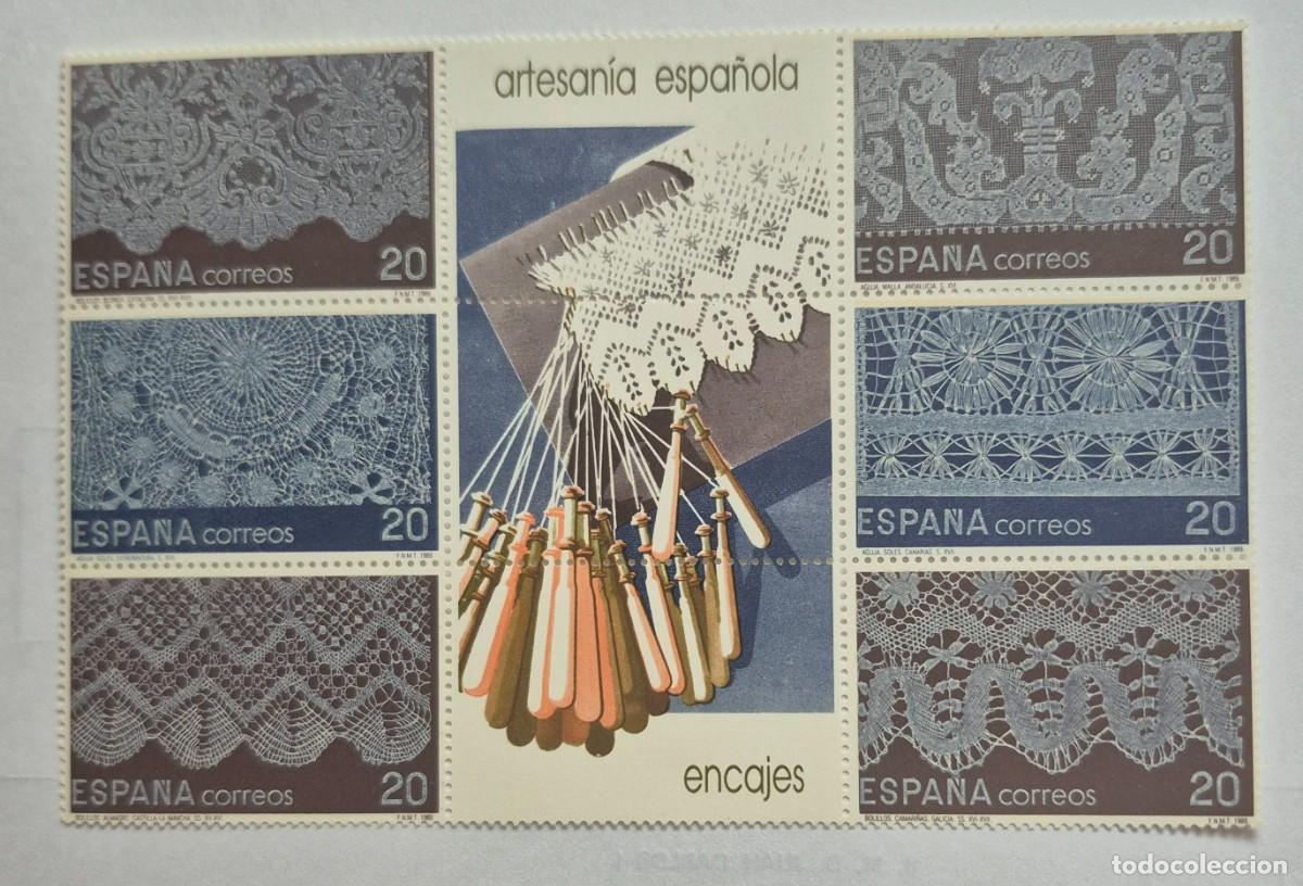 Sellos: A&ntilde;o 1989 - Edifil 3016/3021** - Encajes - Nuevo sin fijasello - Se env&iacute;a el de la imagen