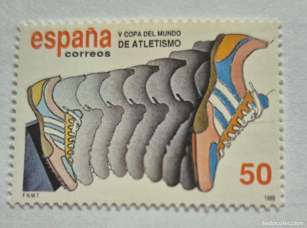 Sellos: A&ntilde;o 1989 - Edifil 3023**-V copa del mundo d atletismo-Nuevo sin fijasello - Se env&iacute;a el de la imagen
