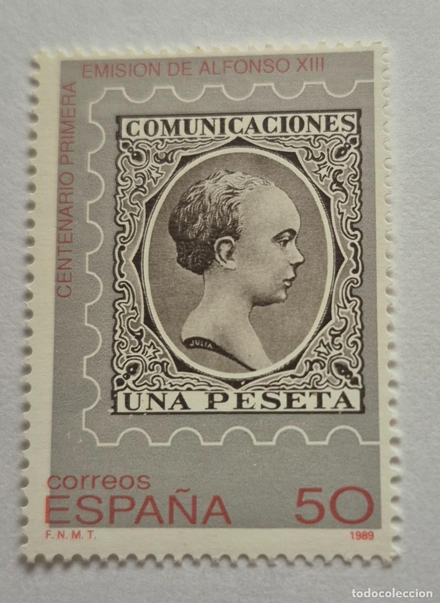 Sellos: A&ntilde;o 1989-Edifil 3024**-Centenario 1&ordf; emisi&oacute;n del Pel&oacute;n-Nuevo sin fijasello- Se env&iacute;a el de la imagen