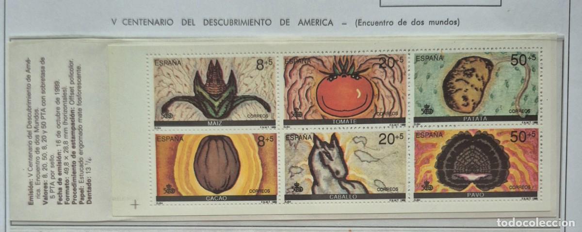 Sellos: A&ntilde;o 1989 - Edifil 3029C** - Descubrimiento d Am&eacute;rica - Nuevo sin fijasello- Se env&iacute;a el de la imagen
