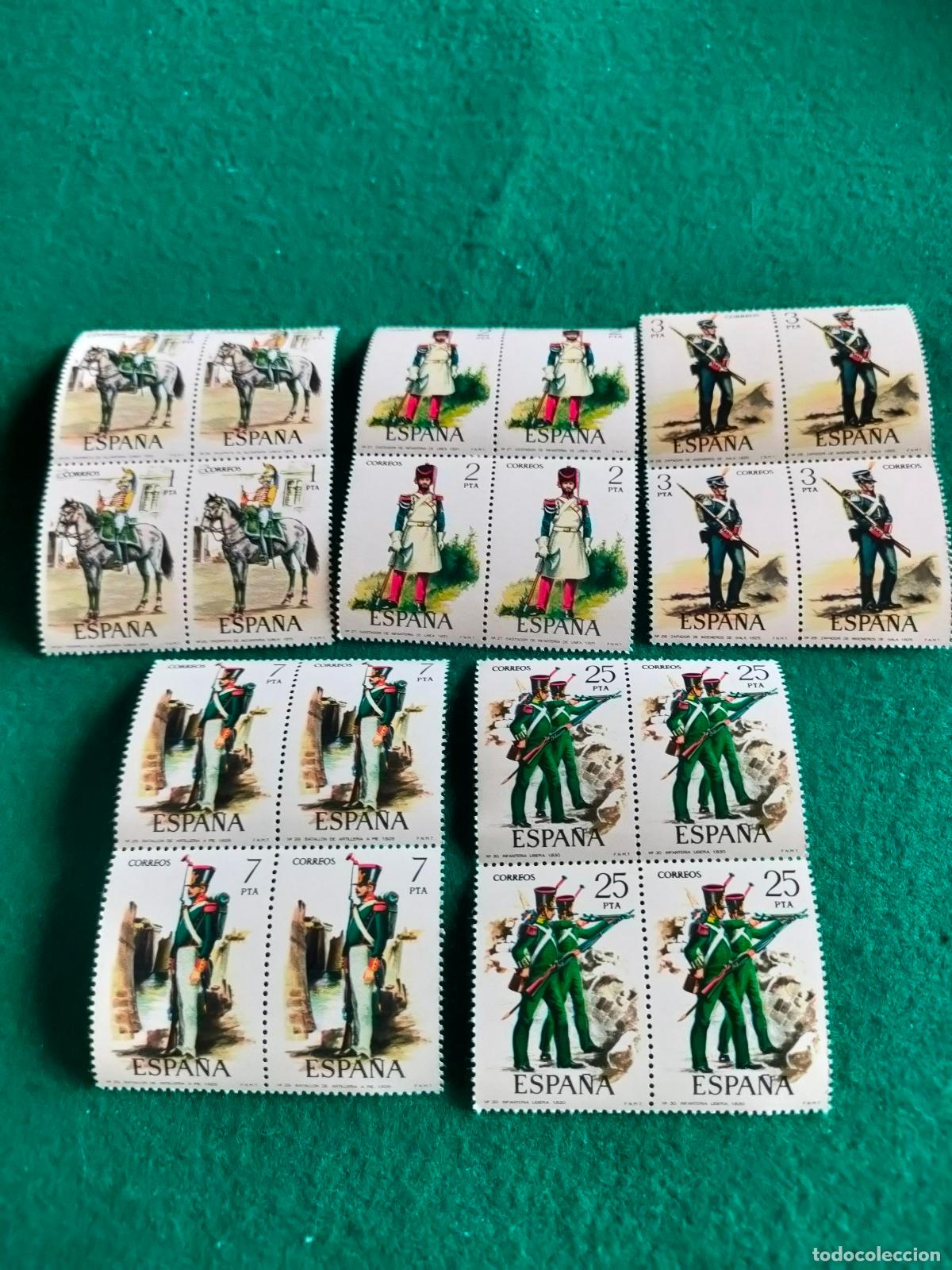 Francobolli: EDIFIL 2350-54 NUEVO PERFECTO EN BLOQUE DE 4