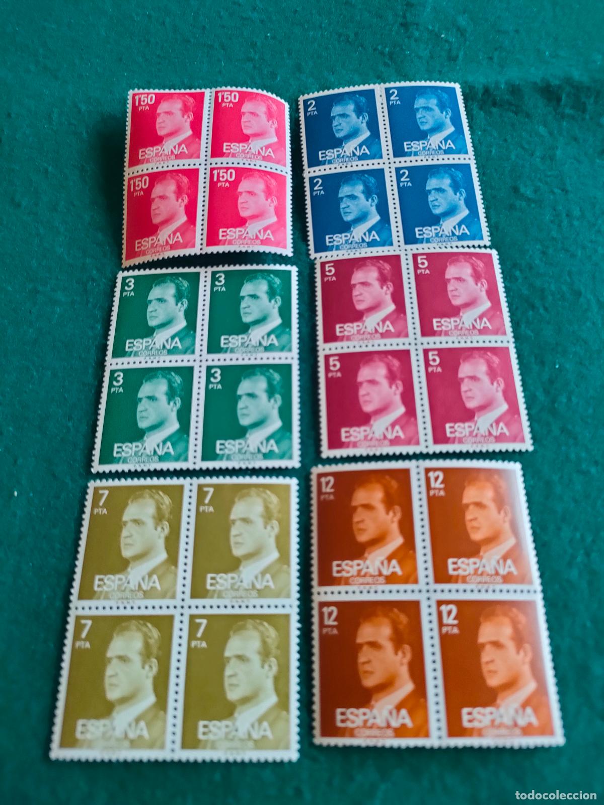 Francobolli: EDIFIL 2344-49 NUEVO PERFECTO EN BLOQUE DE 4