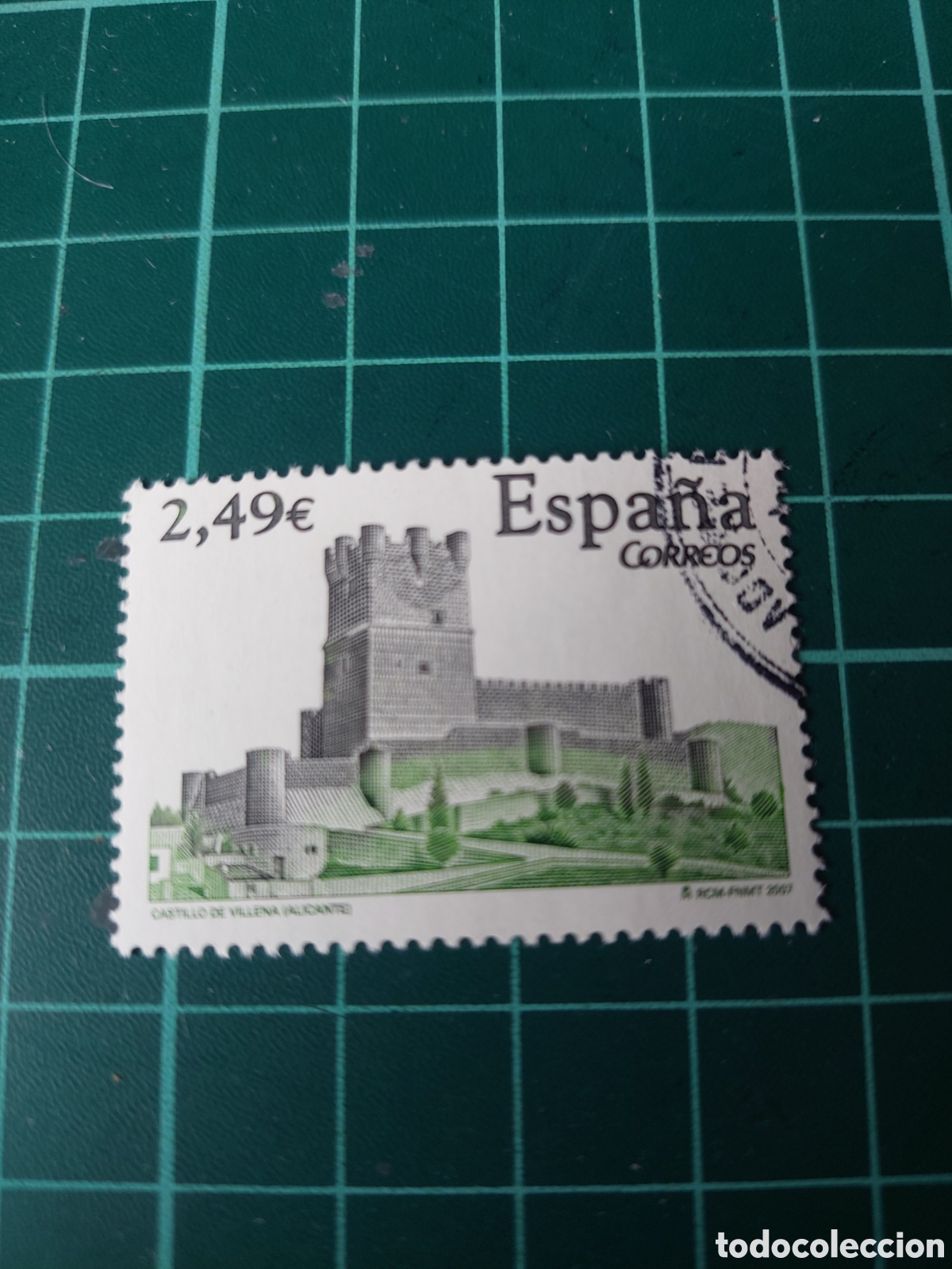 Sellos: 4350 USADA castillo villana Alicante Espa&ntilde;a 2007