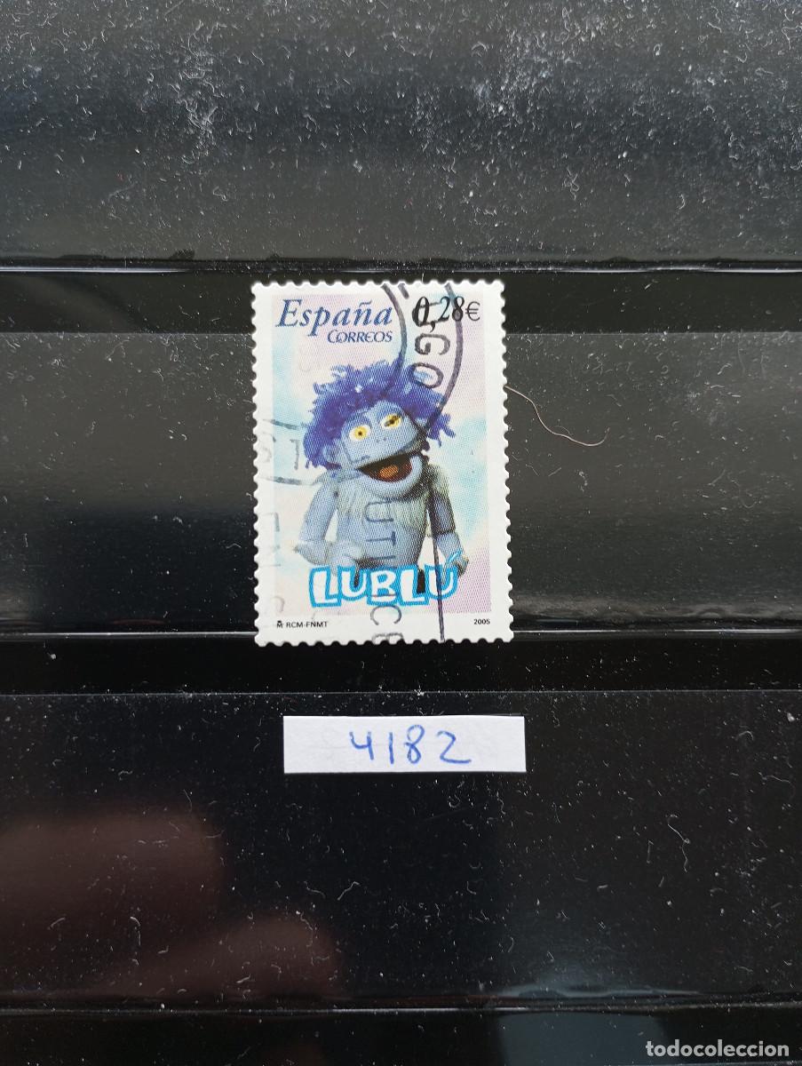 Sellos: Espa&ntilde;a. 2005. Edifil n&uacute;mero 4182. Para los ni&ntilde;os. Los Lunnis. Lubl&uacute;