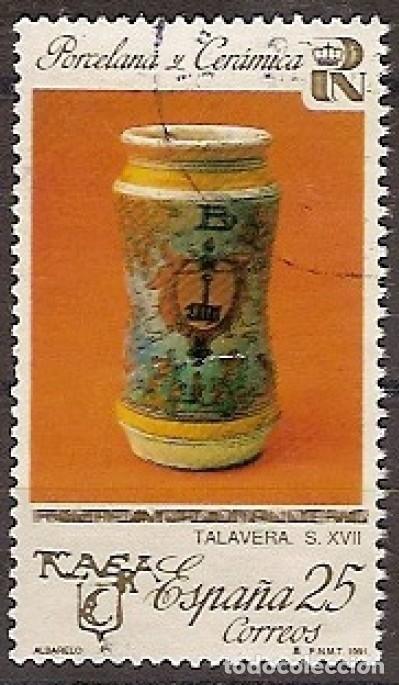 Sellos: ESPA&Ntilde;A 1991 - PATRIMONIO NACIONAL - PORCELANAS - EDIFIL N&ordm; 3115A procede de hojita bloque usada