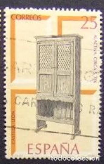 Sellos: ESPA&Ntilde;A 1991 - ARTESANIA ESPA&Ntilde;OLA - MUEBLES - EDIFIL N&ordm; 3128 - procede de hojita bloque usada
