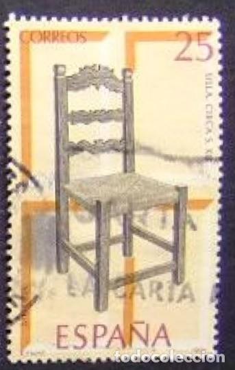 Sellos: ESPA&Ntilde;A 1991 - ARTESANIA ESPA&Ntilde;OLA - MUEBLES - EDIFIL N&ordm; 3129 - procede de hojita bloque usada