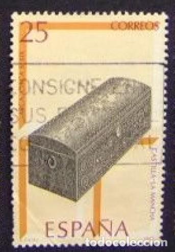 Sellos: ESPA&Ntilde;A 1991 - ARTESANIA ESPA&Ntilde;OLA - MUEBLES - EDIFIL N&ordm; 3131 - procede de hojita bloque usada