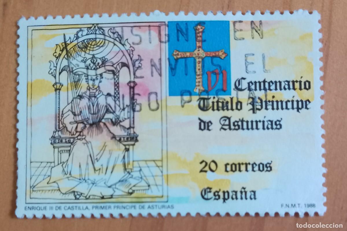 Sellos: ESPA&Ntilde;A - EDIFIL 1988 - EDIFIL 2975 - CENTENARIO TITULO PRINCIPE DE ASTURIAS