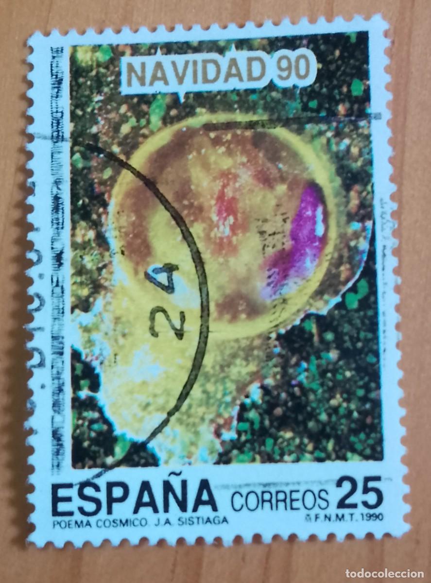 Sellos: ESPA&Ntilde;A - EDIFIL 3084 - NAVIDAD 1990
