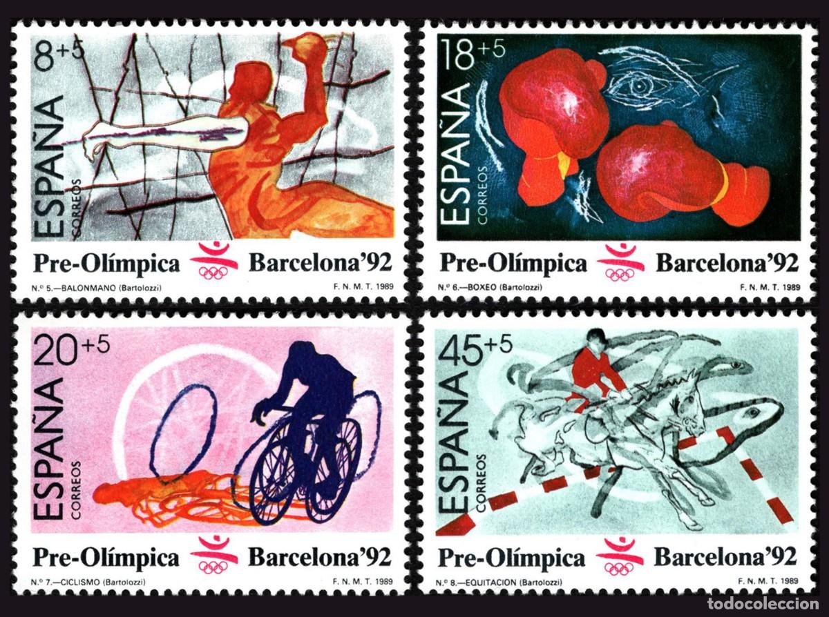Briefmarken: 4v Espa&ntilde;a, 1989 | BCN '92 Pre-Olympic II | Ed: 2994/7, Yv: 2610/3, Mi: 2875/8, SG: 3008/11 MNH **