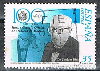 Briefmarken: Edifil 3543, Centenario del Ilustre Colegio Oficial de M&eacute;dicos de Madrid., usado