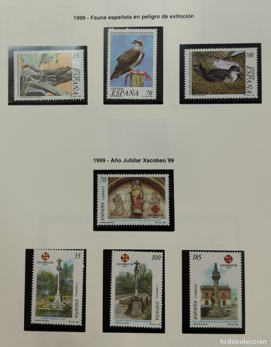 Briefmarken: ESPA&Ntilde;A.A&Ntilde;O 1999. COLECCI&Oacute;N COMPLETA DE SELLOS Y HB NUEVOS SIN FIJASELLOS. CAT&Aacute;LOGO 126,20 &euro;