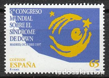 Sellos: Edifil 3517, Congreso mundial sobre el s&iacute;ndrome de Down, nuevo ***