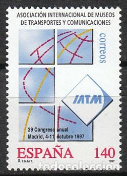 Sellos: Edifil 3510, CONGRESO INTERNACIONAL DE LA ASOCIACION DE MUSEOS DE TRANSPORTES, NUEVO *** HOJA