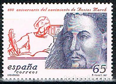 Sellos: Edifil 3507, AUSIAS MARCH NUEVO ***