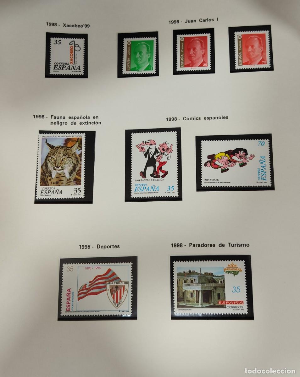 Sellos: ESPA&Ntilde;A A&Ntilde;O 1998 COLECCI&Oacute;N DE SELLOS Y HOJAS NUEVO
