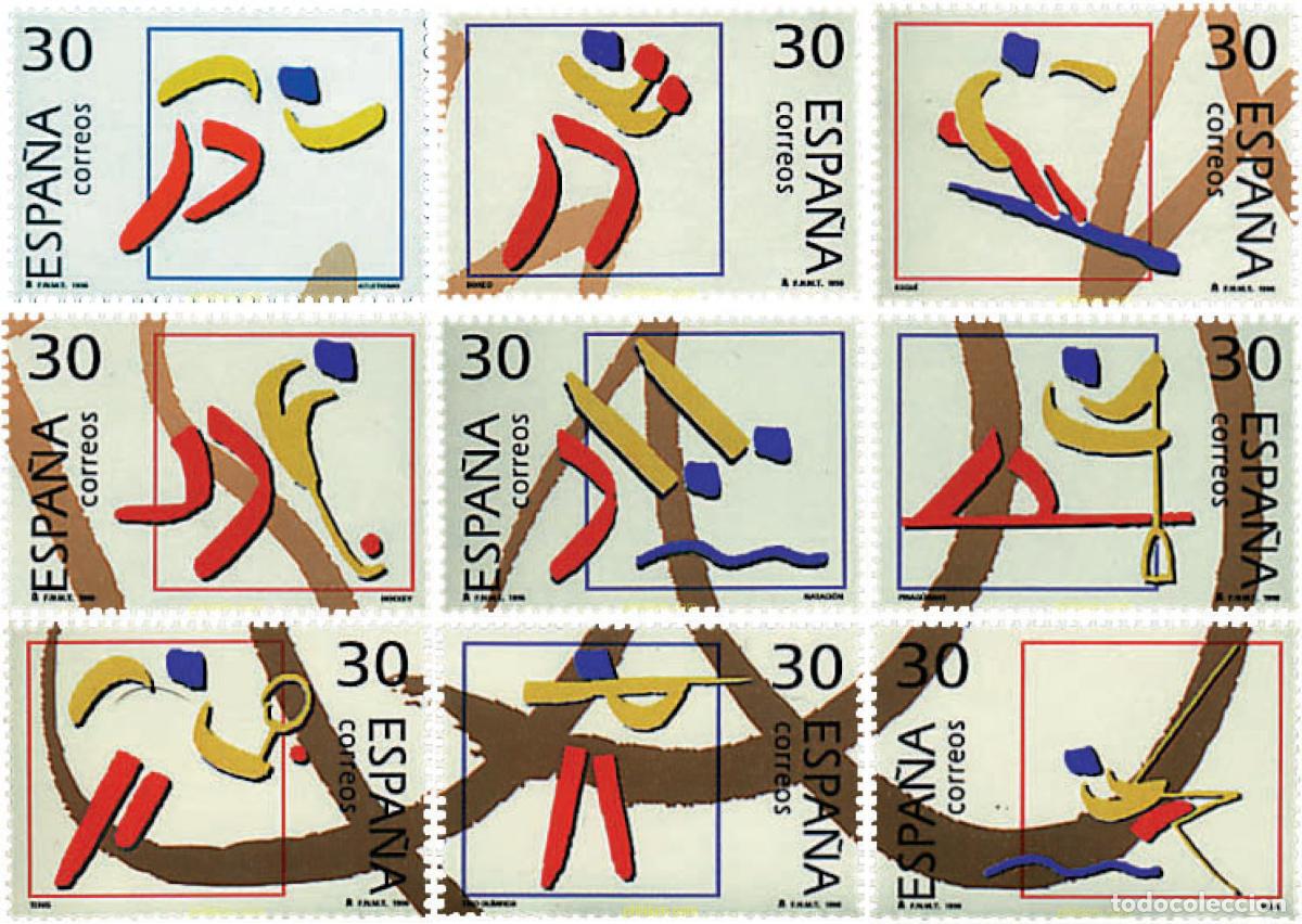 Sellos: 85984 MNH ESPA&Ntilde;A 1996 25 JUEGOS OLIMPICOS VERANO BARCELONA 1992 - OLIMPICOS DE BRONCE