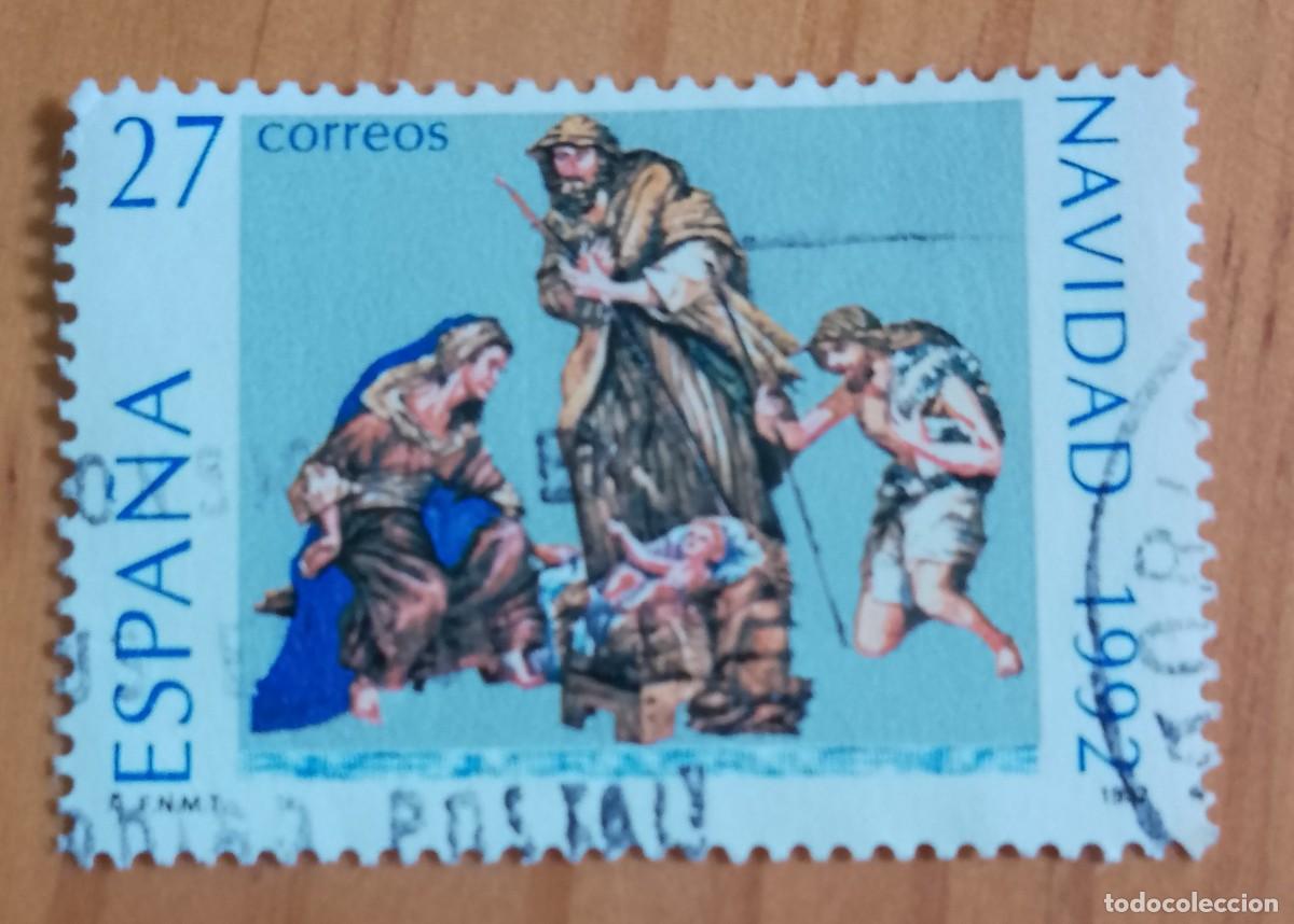 Sellos: ESPA&Ntilde;A - EDIFIL 3227 - NAVIDAD 1992