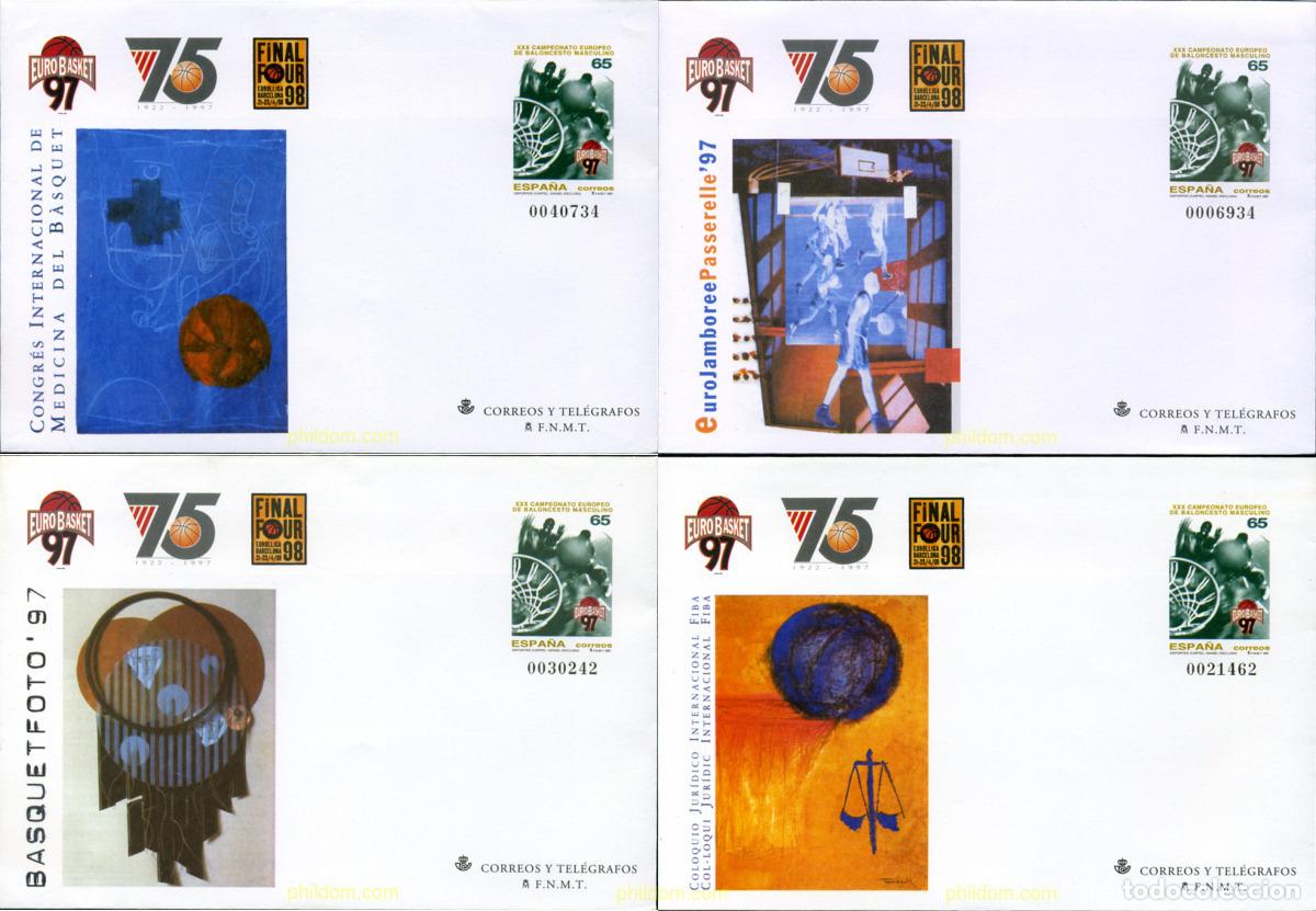 Sellos: 343515 MNH ESPA&Ntilde;A 1997 30 CAMPEONATO EUROPEO DE BALONCESTO